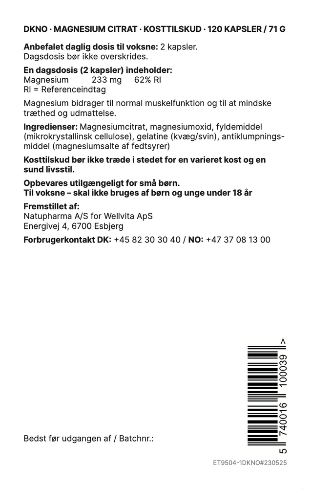 Magnesium Citrat