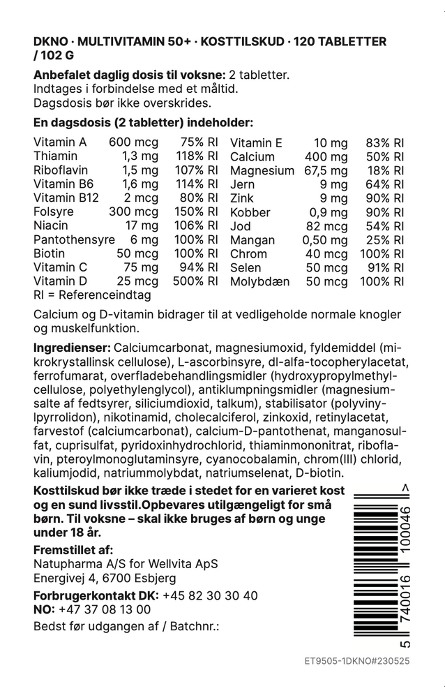 Multivitamin 50+
