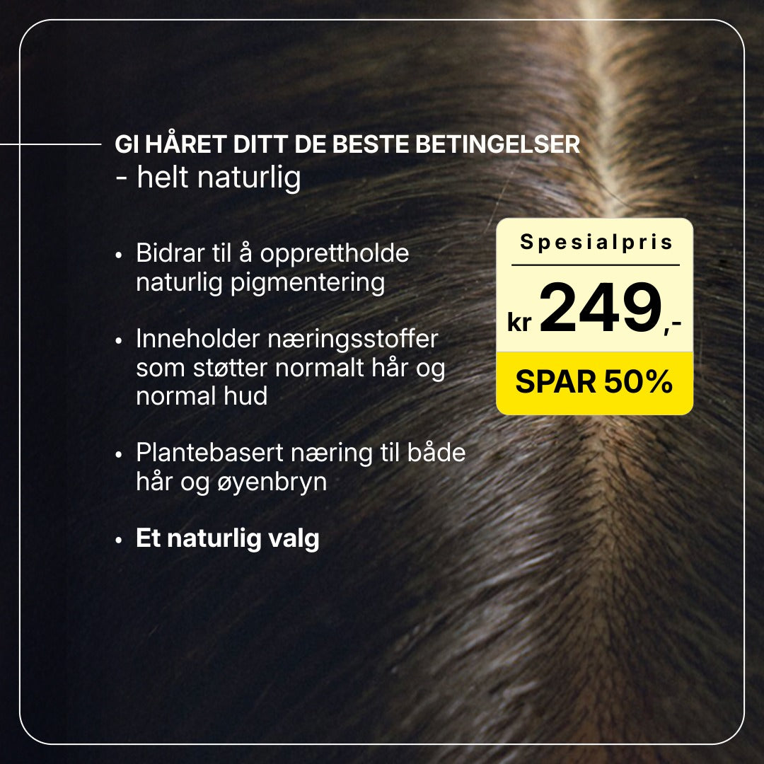Hair Grow kosttilskudd med biotin, åkersnelle og hirseekstrakt for styrking av hårvekst, 60 tabletter