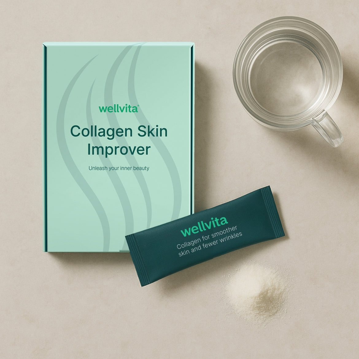 Produktemballasje for Collagen Skin Improver