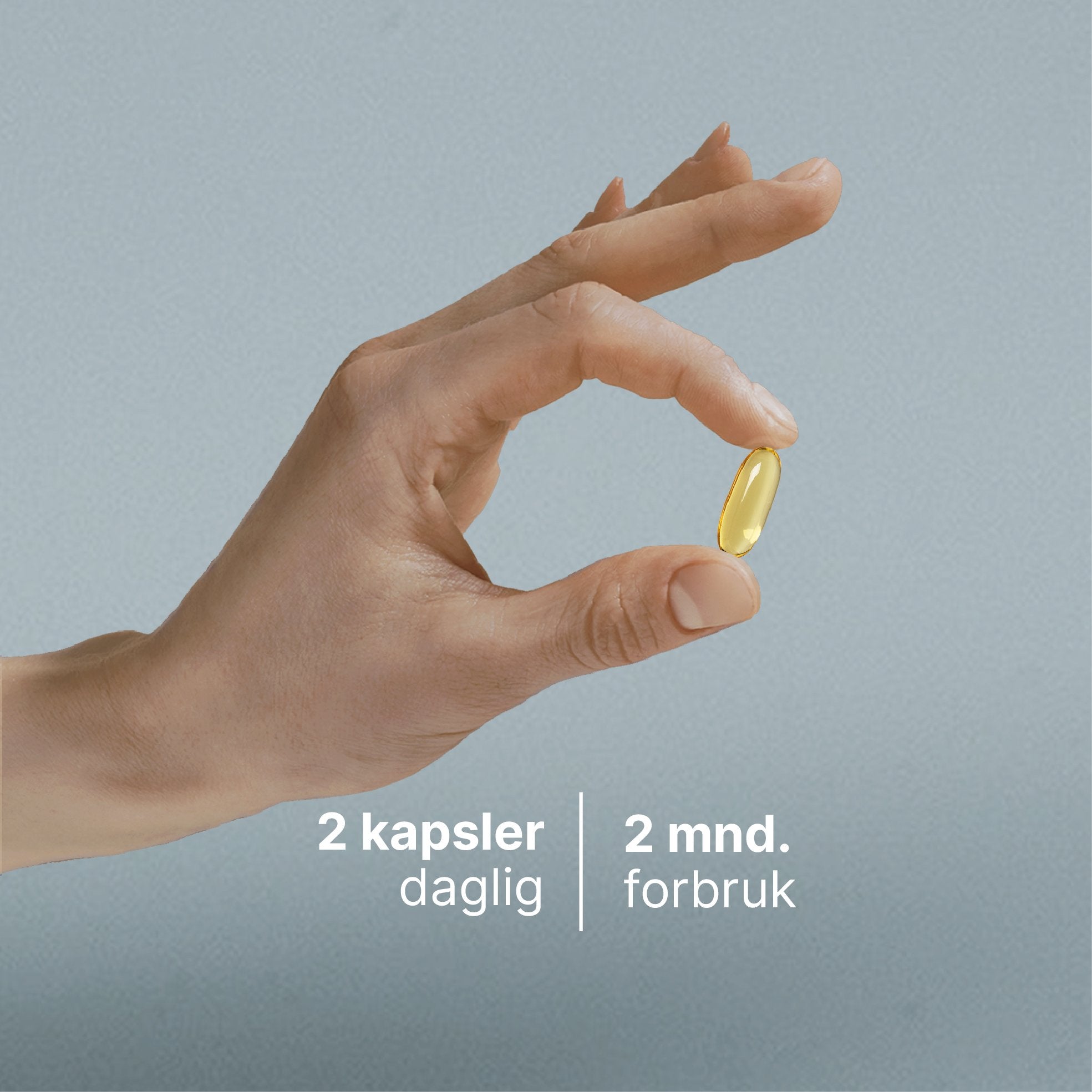 Wellvita fiskeolje kosttilskudd med omega-3 for hjerte og hjernefunksjon, 120 kapsler