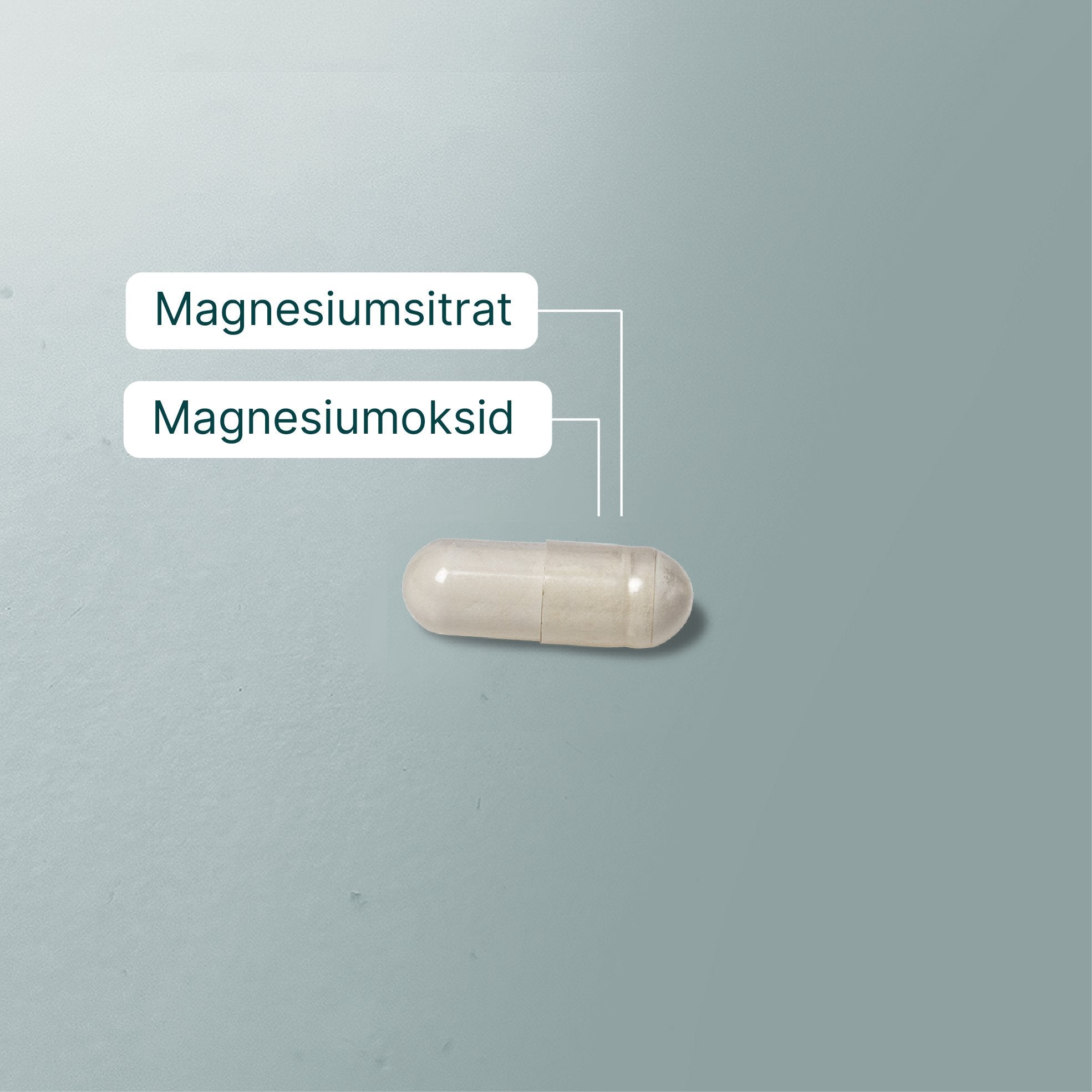 Magnesium Citrat kosttilskudd for normal muskelfunksjon og redusert tretthet i 120 kapsler fra Wellvita
