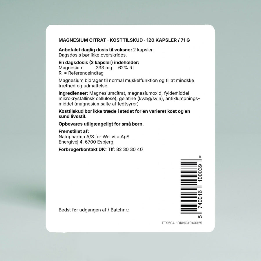 Magnesium Citrat billede 6