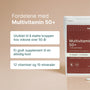 boks med Wellvita Multivitamin 50+ kosttilskudd med 12 vitaminer og 10 mineraler for voksne over 50 år