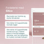 Wellvita Silica kosttilskudd med sink for hud, hår og negler, 180 tabletter, 2 måneders forbruk.