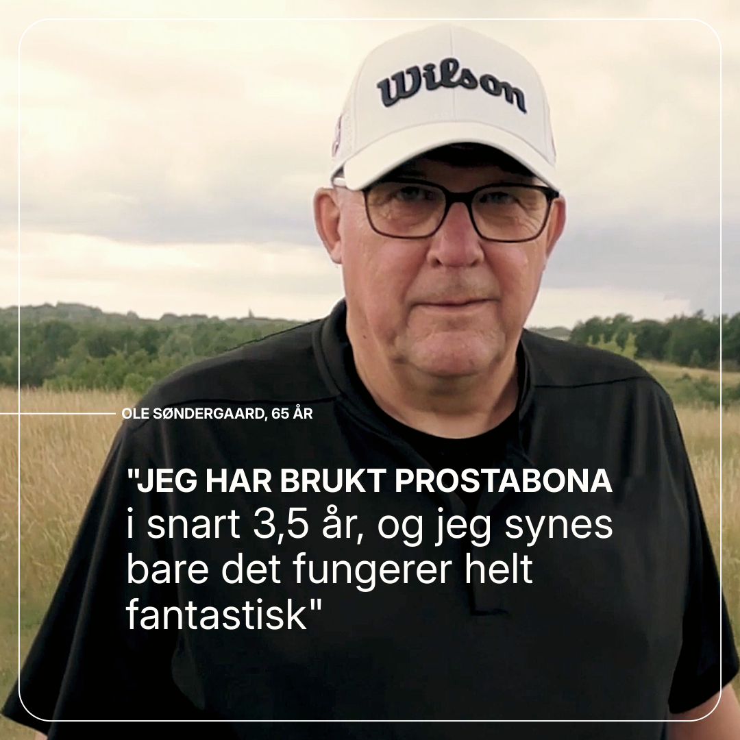 Prostabona Plus kosttilskudd med linfrø, fennikel, sink og vitamin E for normal prostatafunksjon og vannlating.
