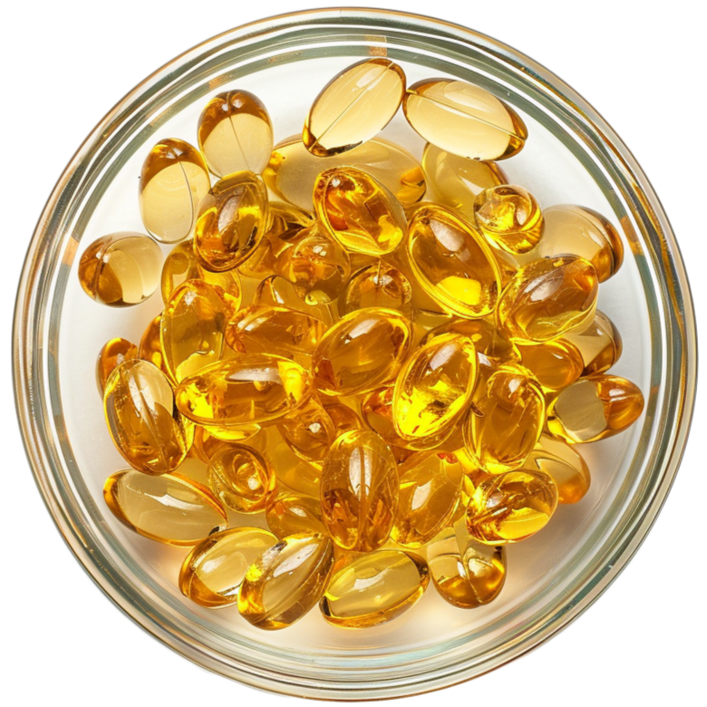 Wellvita fiskeolje kosttilskudd med omega-3 for hjerte og hjernefunksjon, 120 kapsler