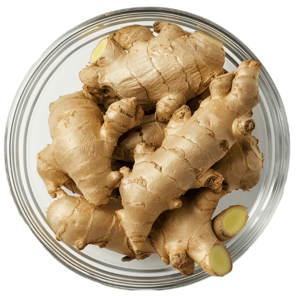 Ingefær kosttilskudd med tørket pulverisert ingefærrot for fordøyelse fra Wellvita, 180 tabletter.