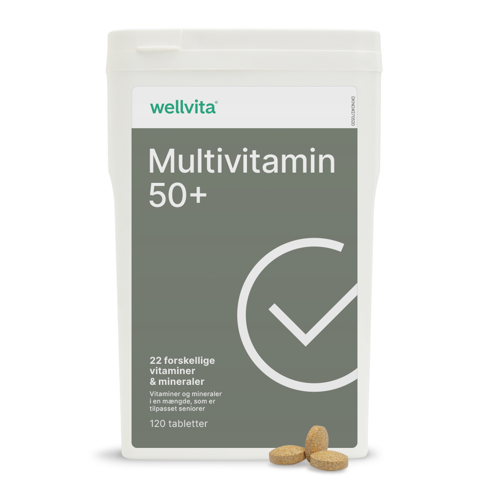 Produktemballasje for Multivitamin 50+